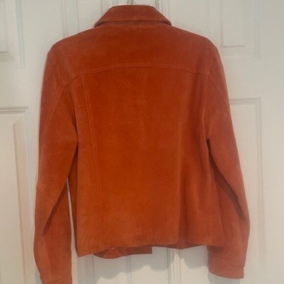 Live a Little Orange Suede Jacket – MEDIUM - Picture 7 of 7